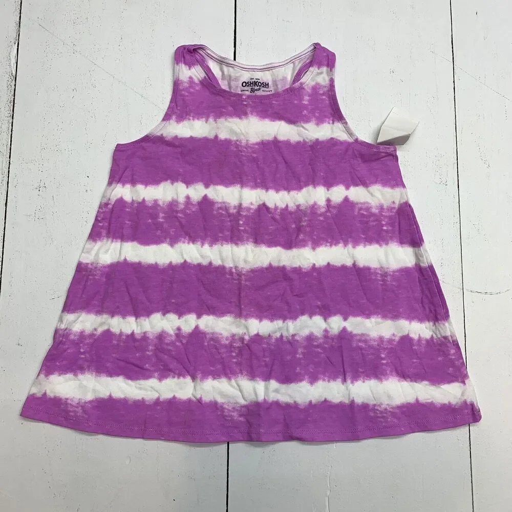 Oshkosh Purple Tie dye Tank Size 8 - Picture 1 of 4